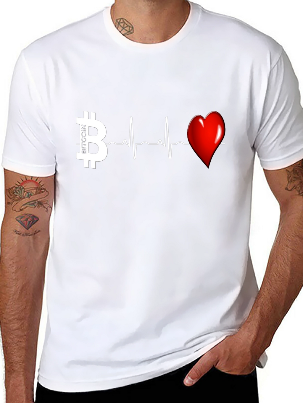 Bitcoin Heartbeat Tee