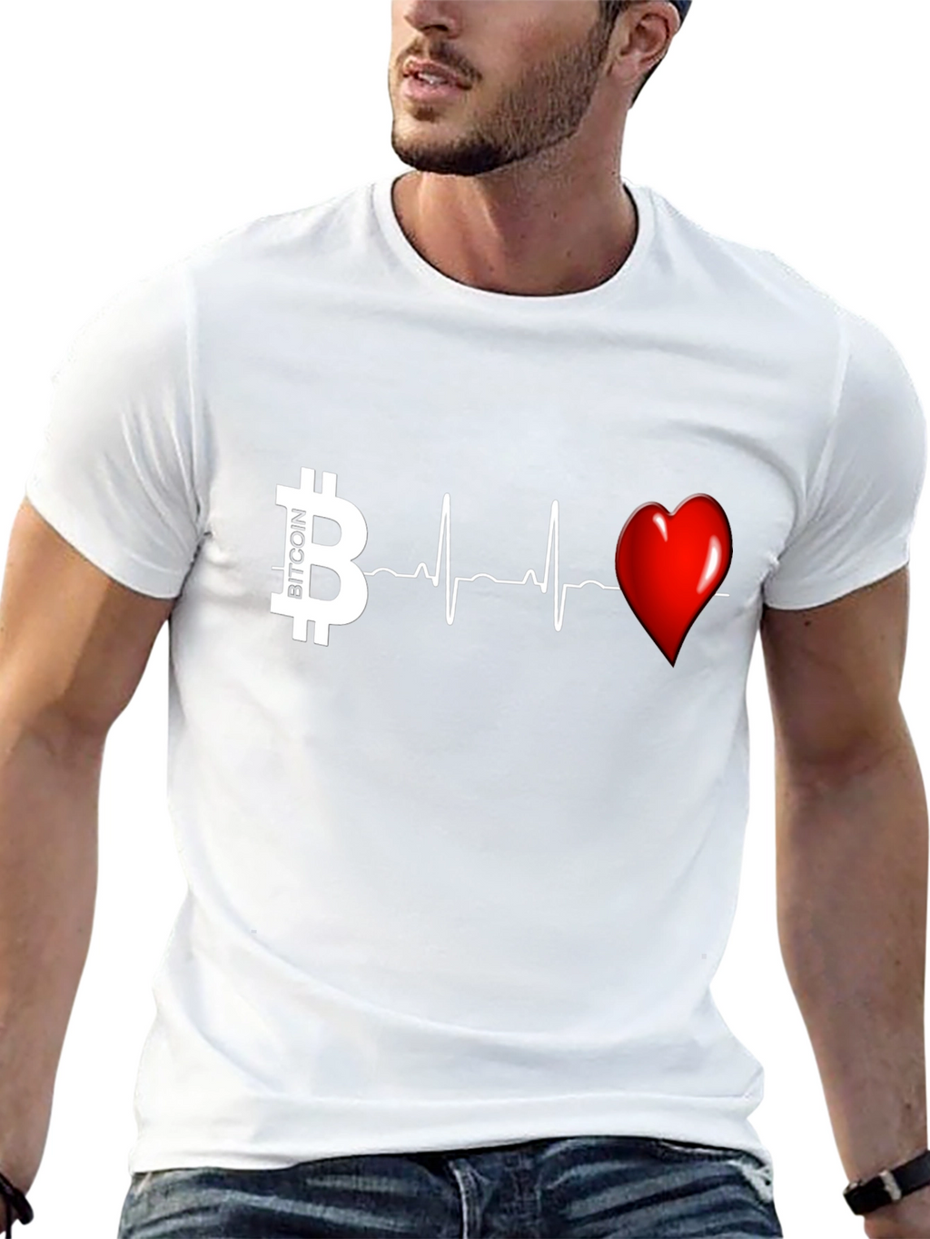 Bitcoin Heartbeat Tee