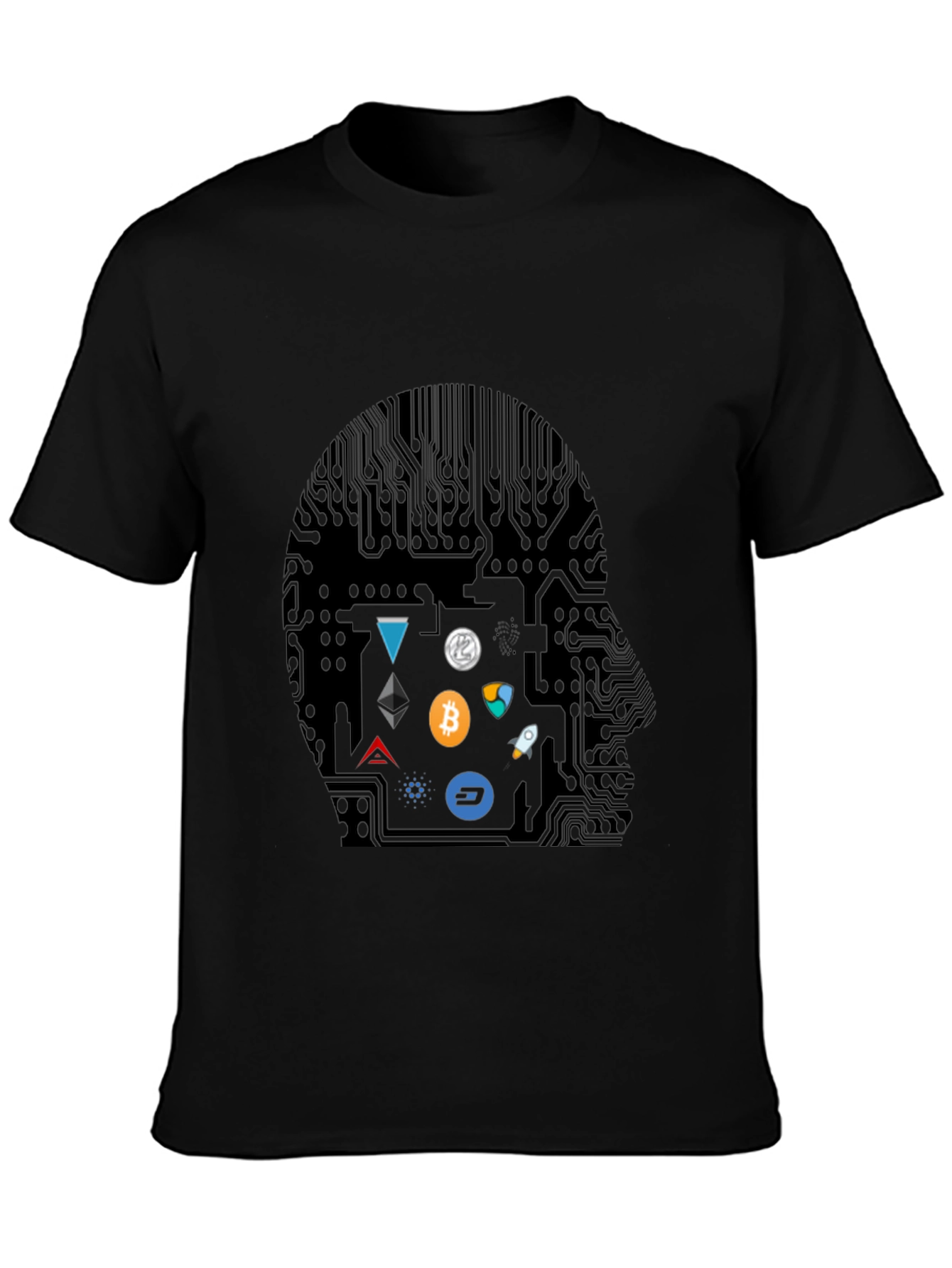 Crypto Mind T-Shirt - Blockchain Geek Tee