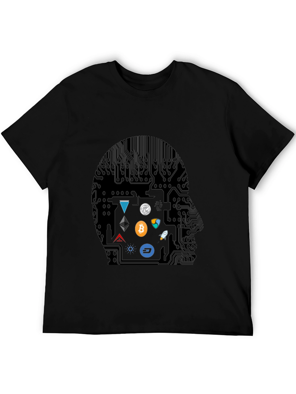 Crypto Mind T-Shirt - Blockchain Geek Tee