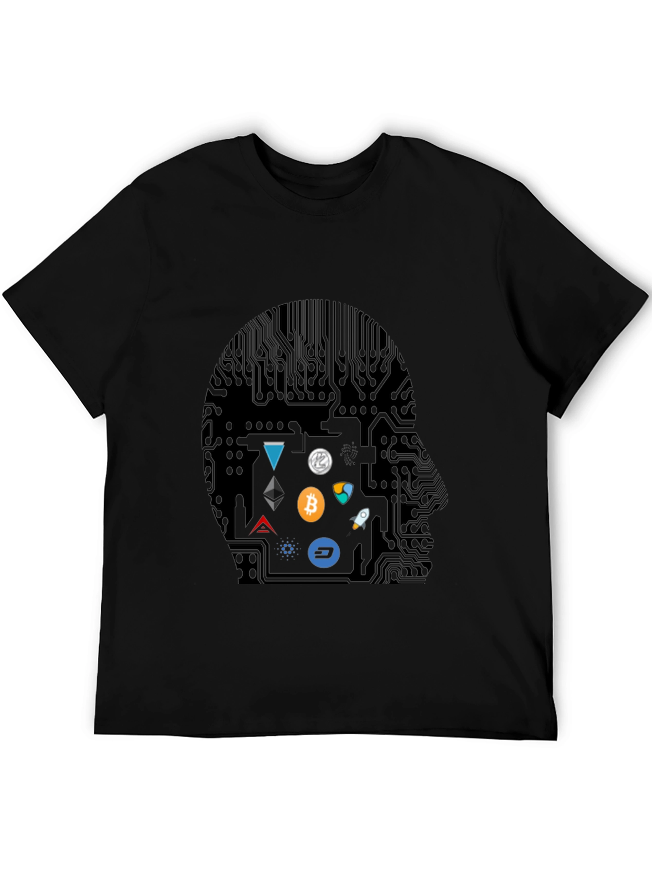 Crypto Mind T-Shirt - Blockchain Geek Tee