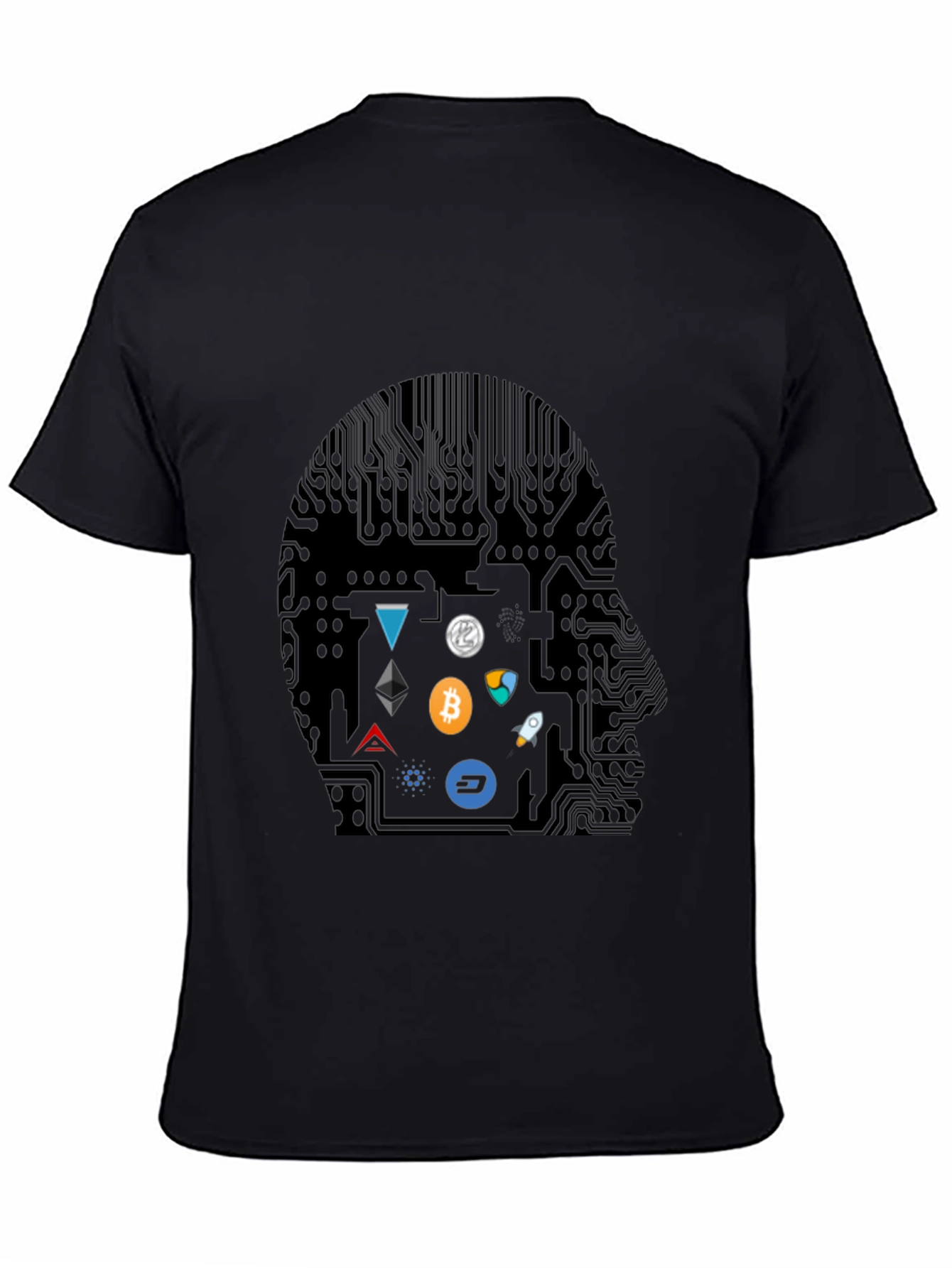Crypto Mind T-Shirt - Blockchain Geek Tee