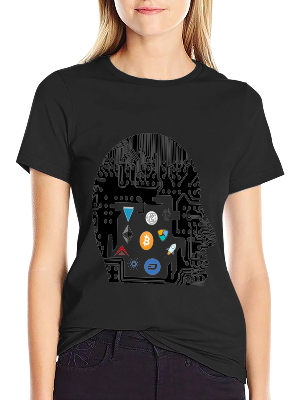 Crypto Mind T-Shirt - Blockchain Geek Tee