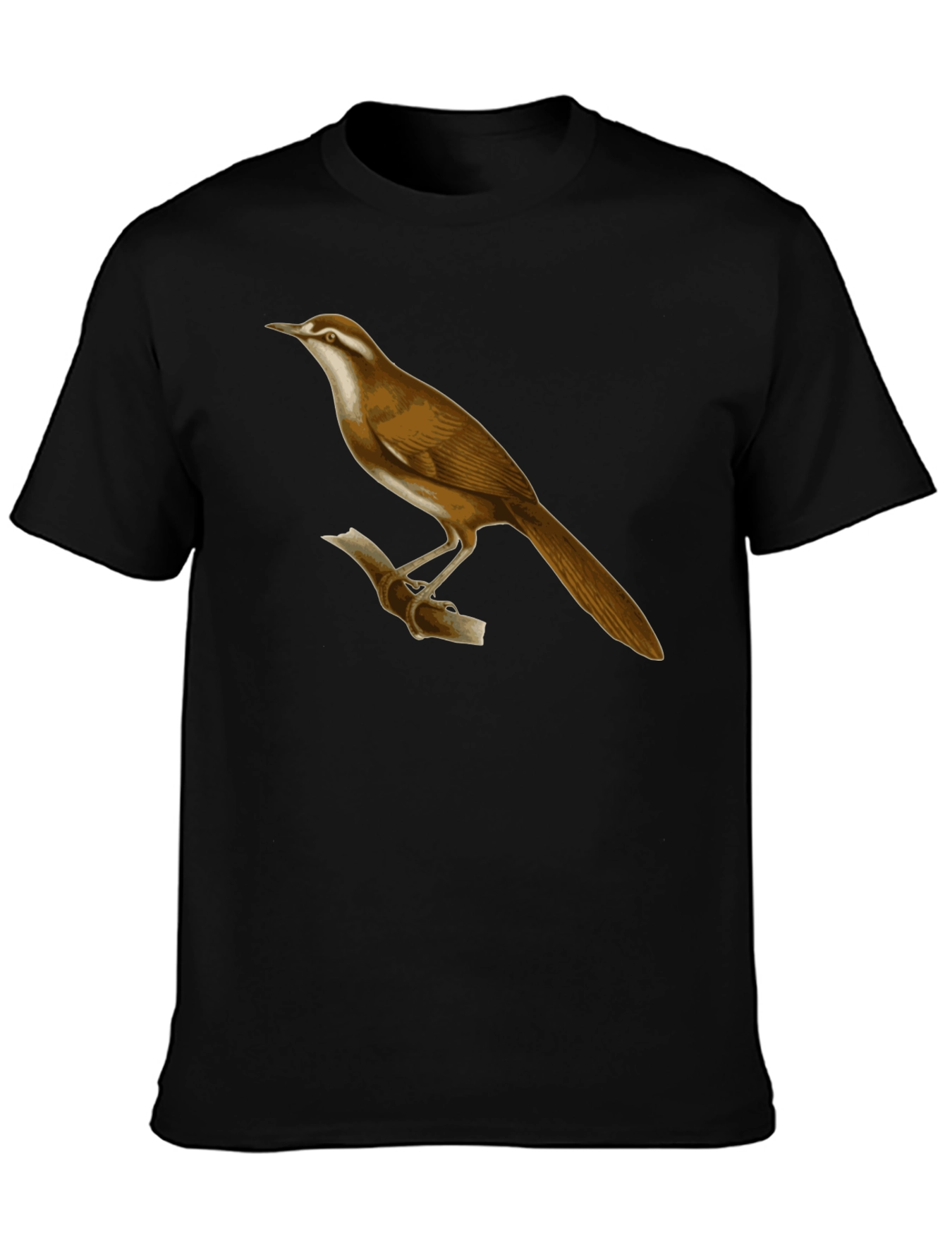 Vintage Bird Graphic T-Shirt - Classic Design