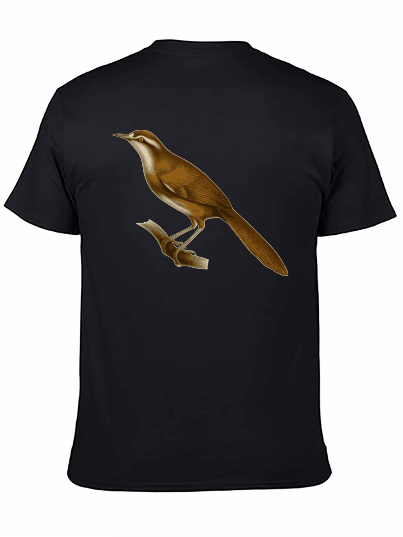Vintage Bird Graphic T-Shirt - Classic Design