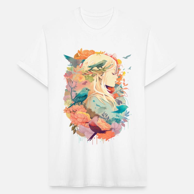 Serene Girl Watercolor
