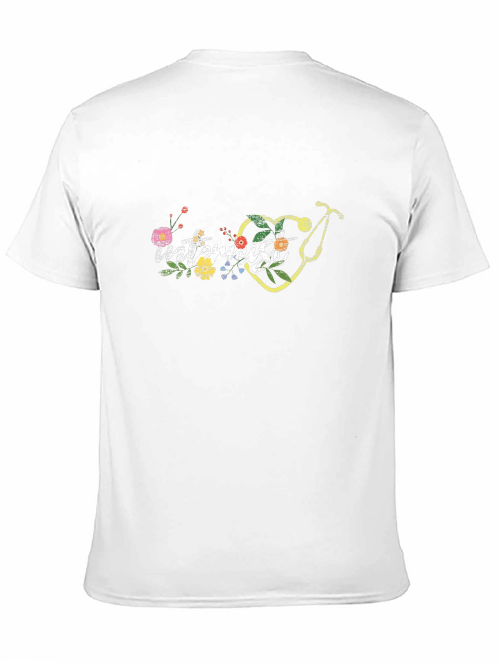 Internist Floral Stethoscope Tee - Medical Gift