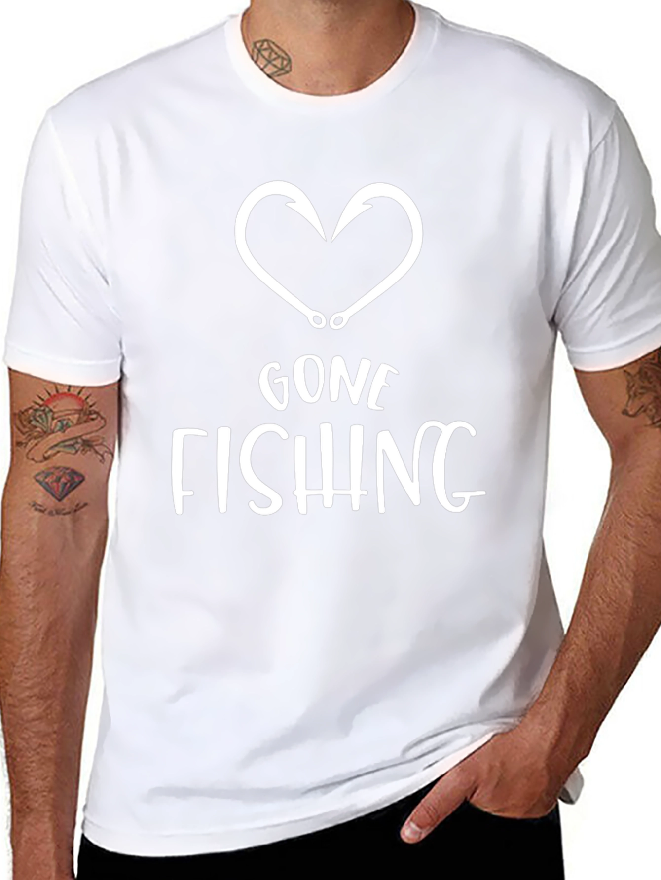 Gone Fishing T-Shirt - Fisherman Tee