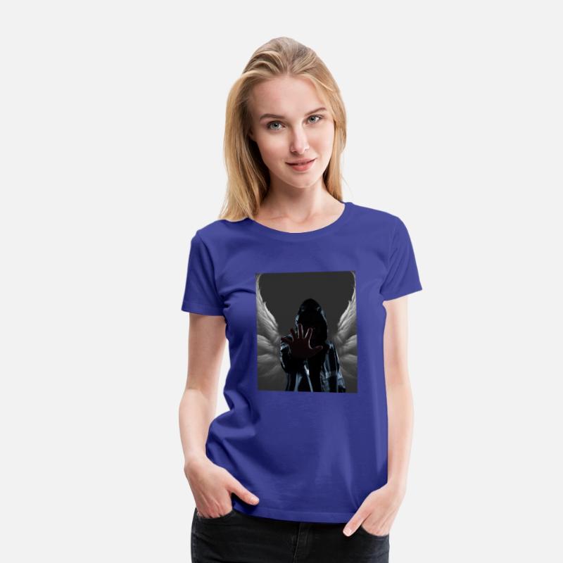 Shadowy Protector Dark Fantasy Stop Hooded Angel