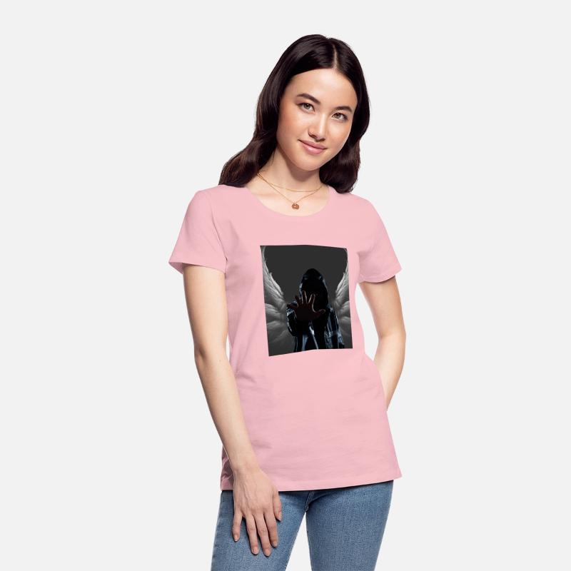 Shadowy Protector Dark Fantasy Stop Hooded Angel