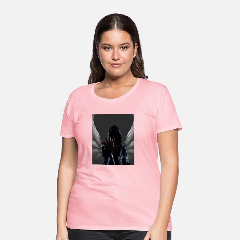 Shadowy Protector Dark Fantasy Stop Hooded Angel