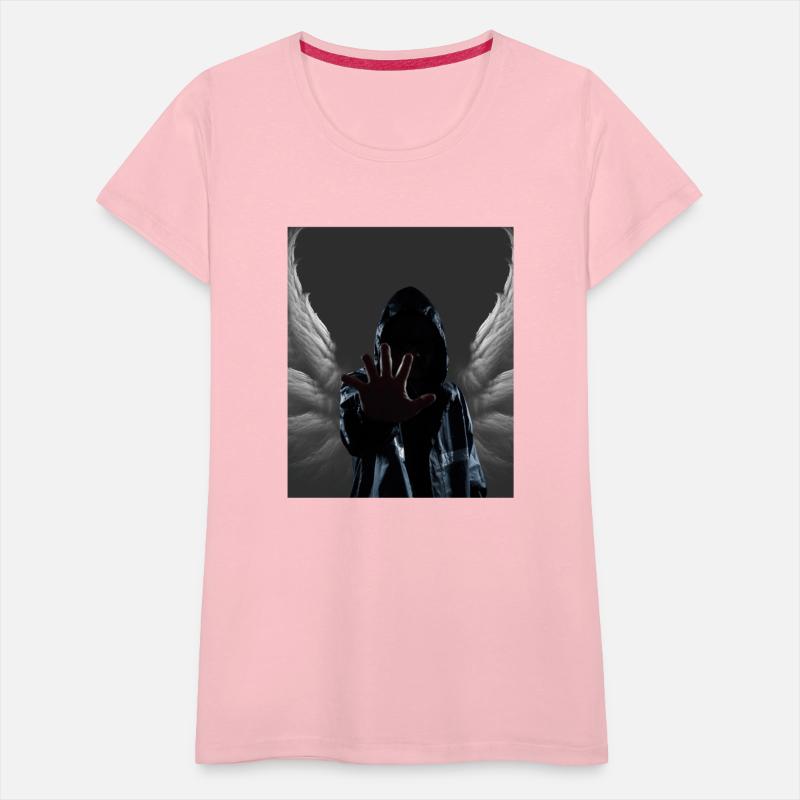 Shadowy Protector Dark Fantasy Stop Hooded Angel