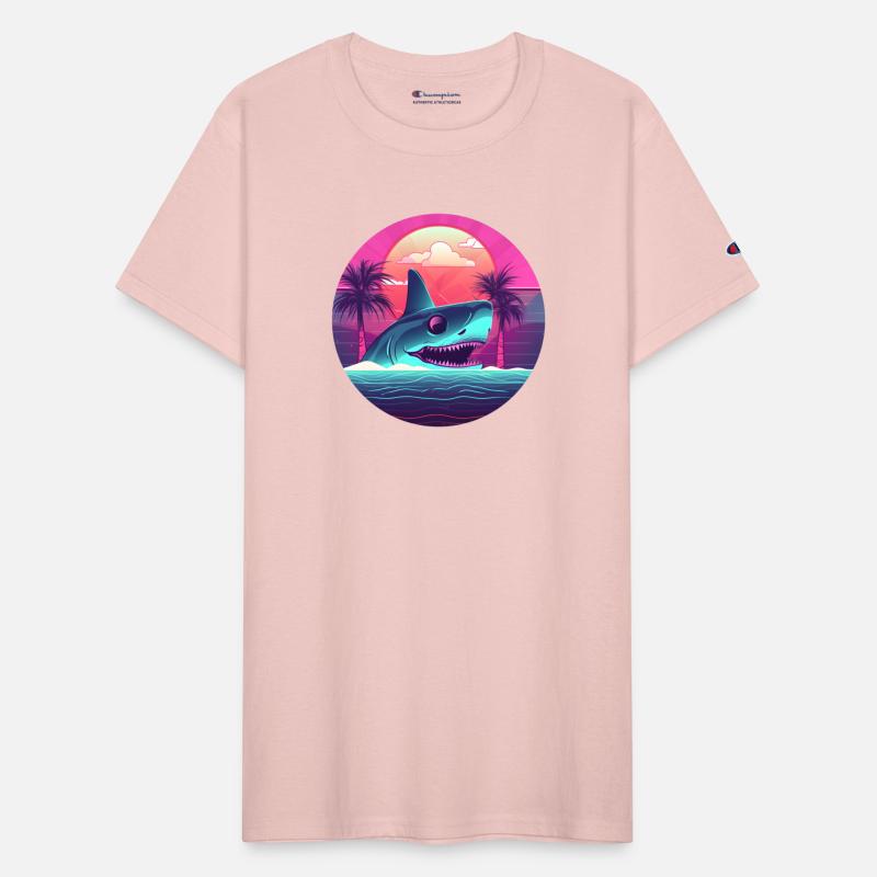 Shark Lovers Retro Style