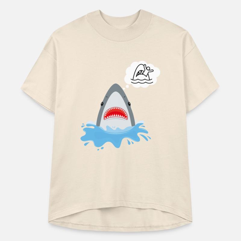 Shark Think Swallow Person Funny Local Animal Pet