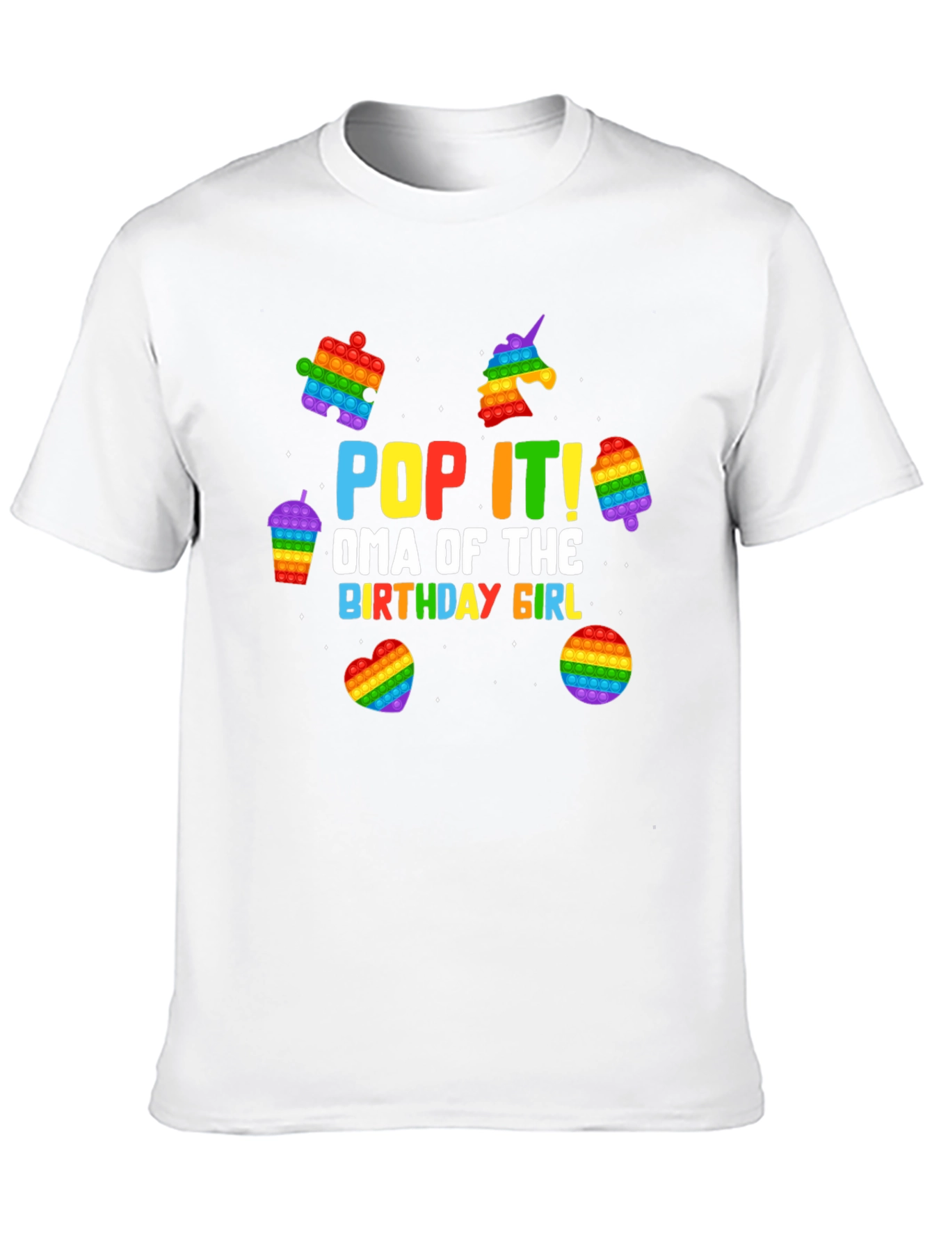Pop It! Oma Birthday Girl T-Shirt