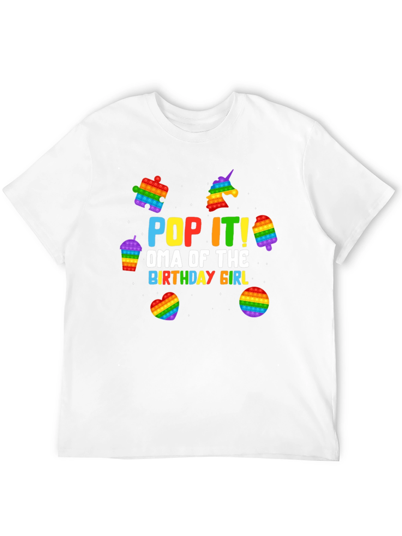 Pop It! Oma Birthday Girl T-Shirt