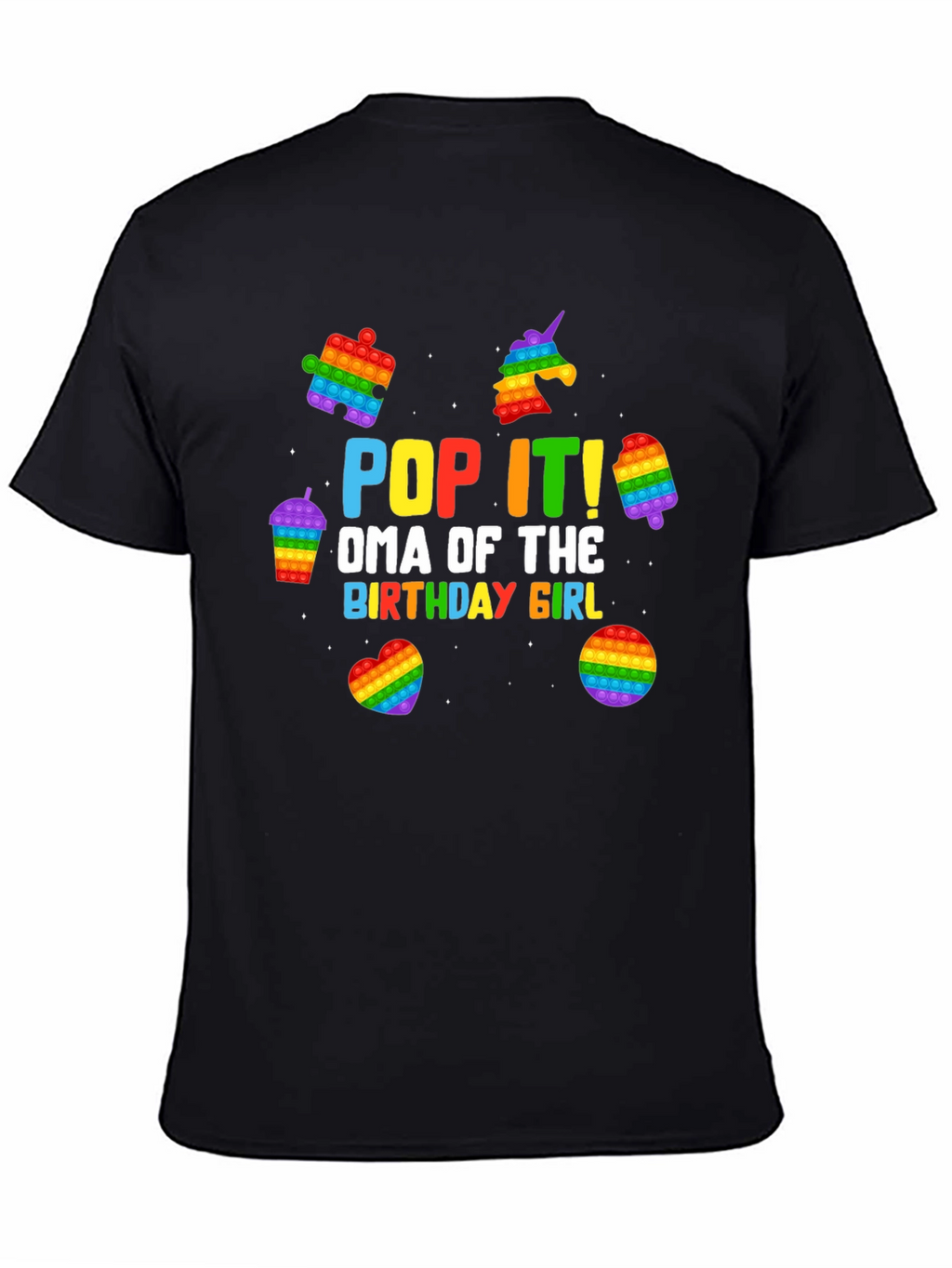 Pop It! Oma Birthday Girl T-Shirt