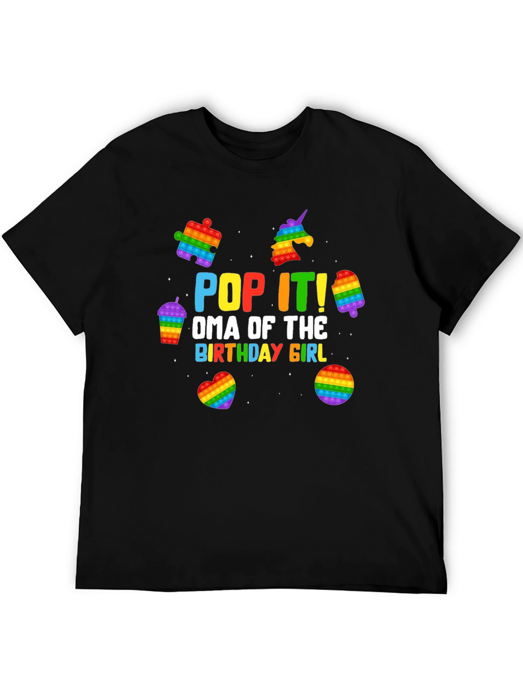Pop It! Oma Birthday Girl T-Shirt