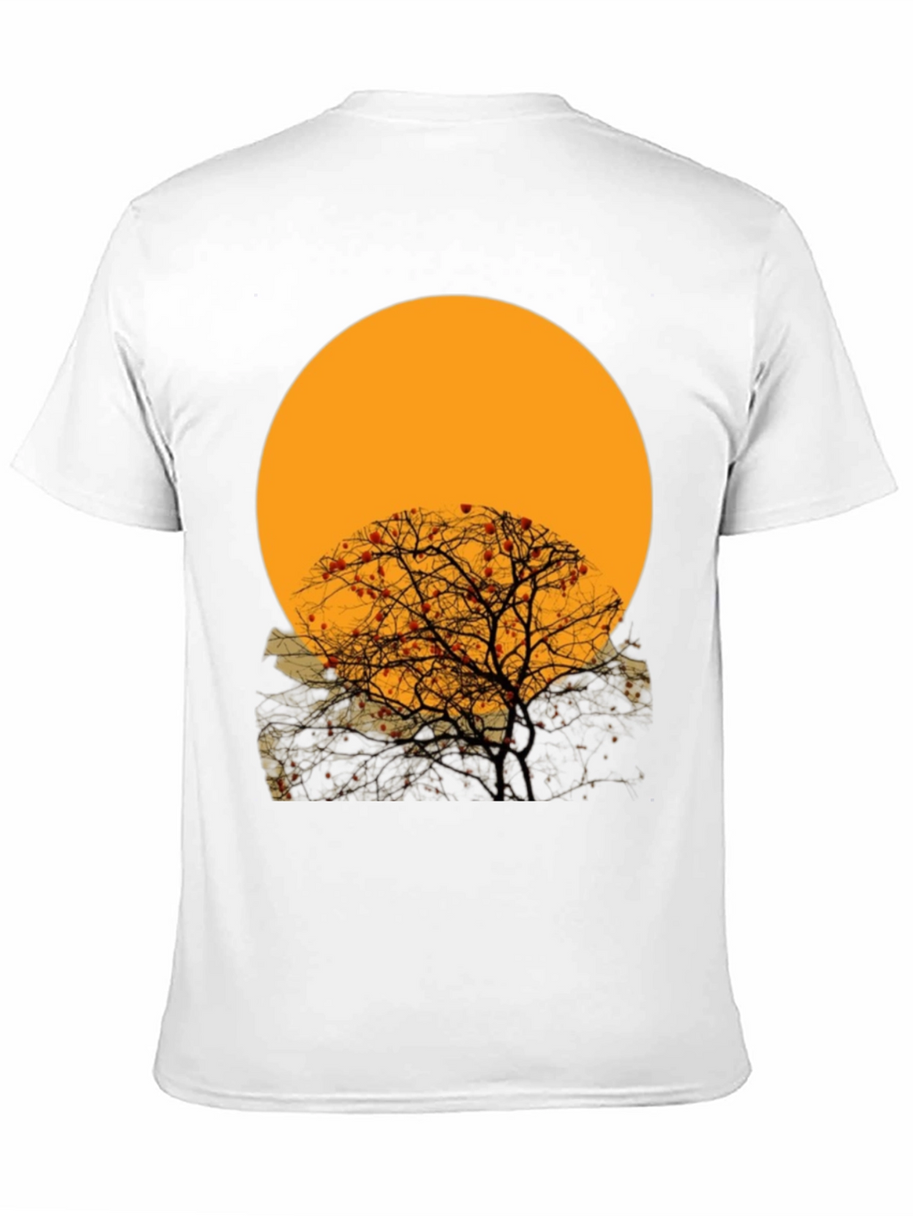 Sunset Tree Graphic Tee - Black