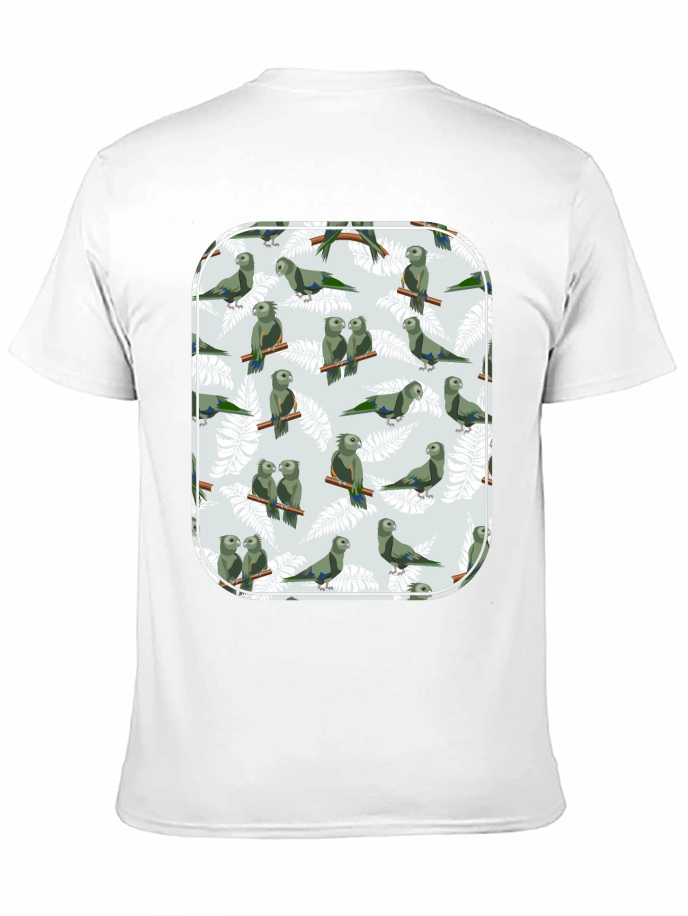Parrot Print T-Shirt - Unique Graphic Tee