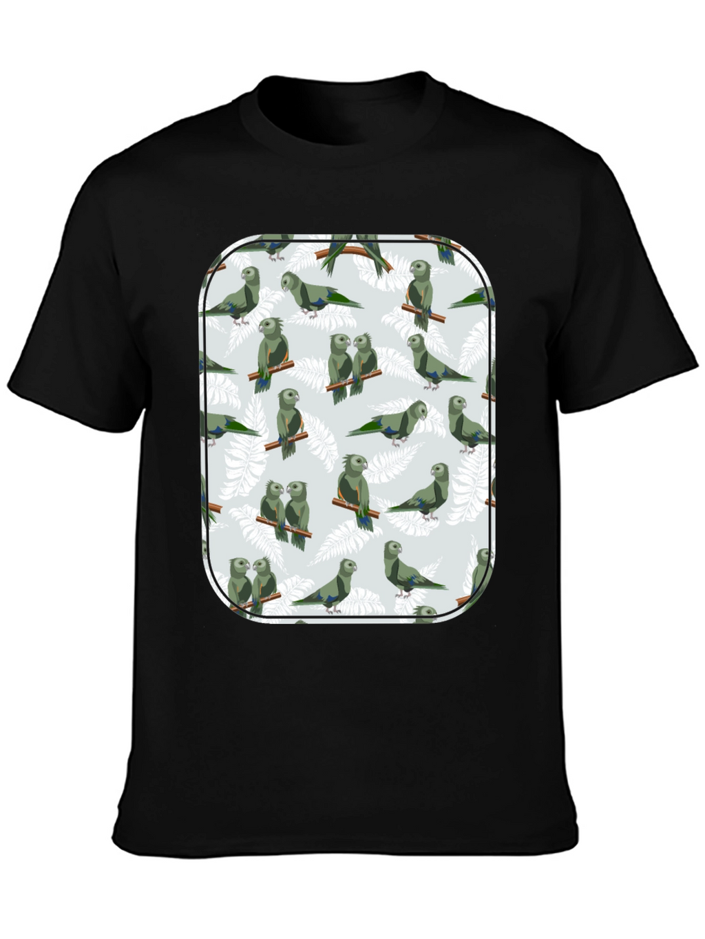 Parrot Print T-Shirt - Unique Graphic Tee