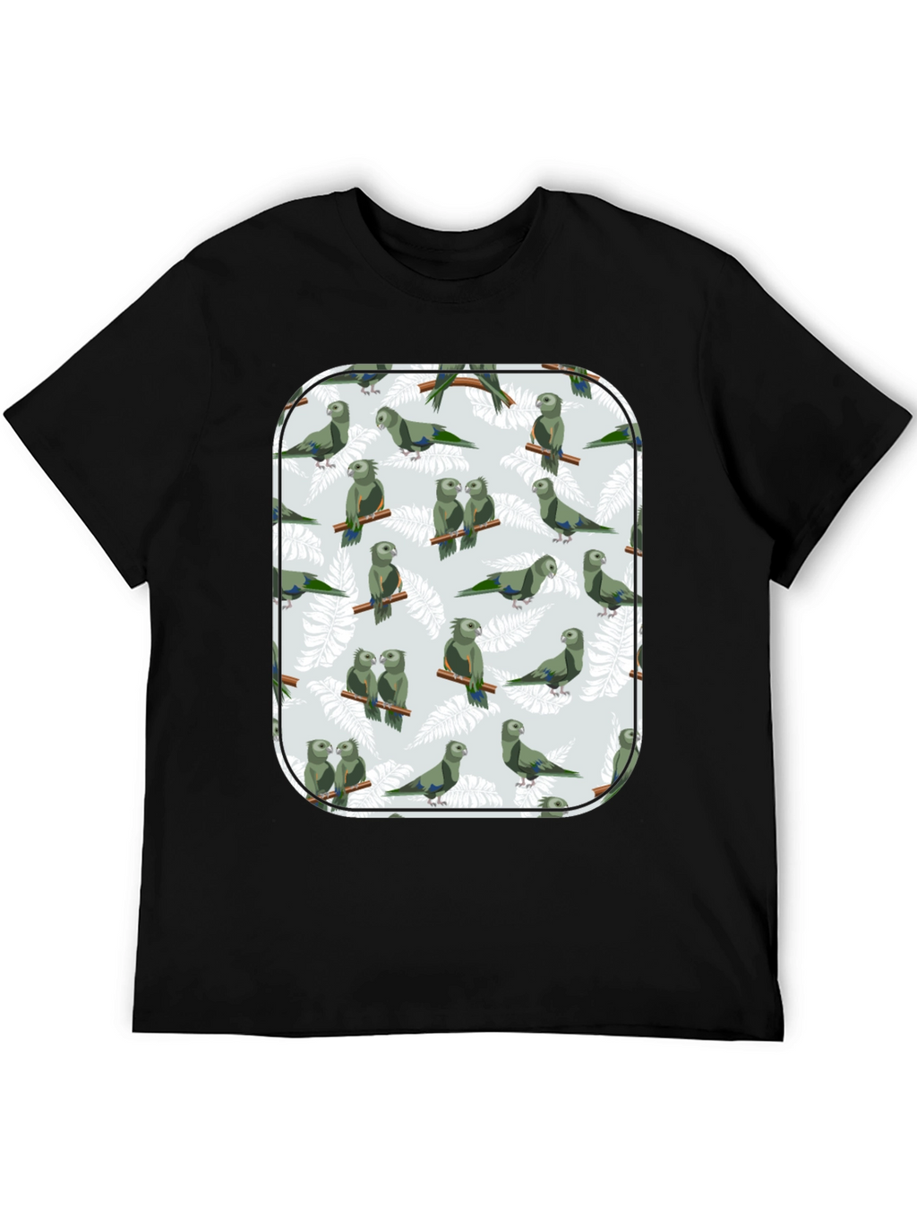 Parrot Print T-Shirt - Unique Graphic Tee