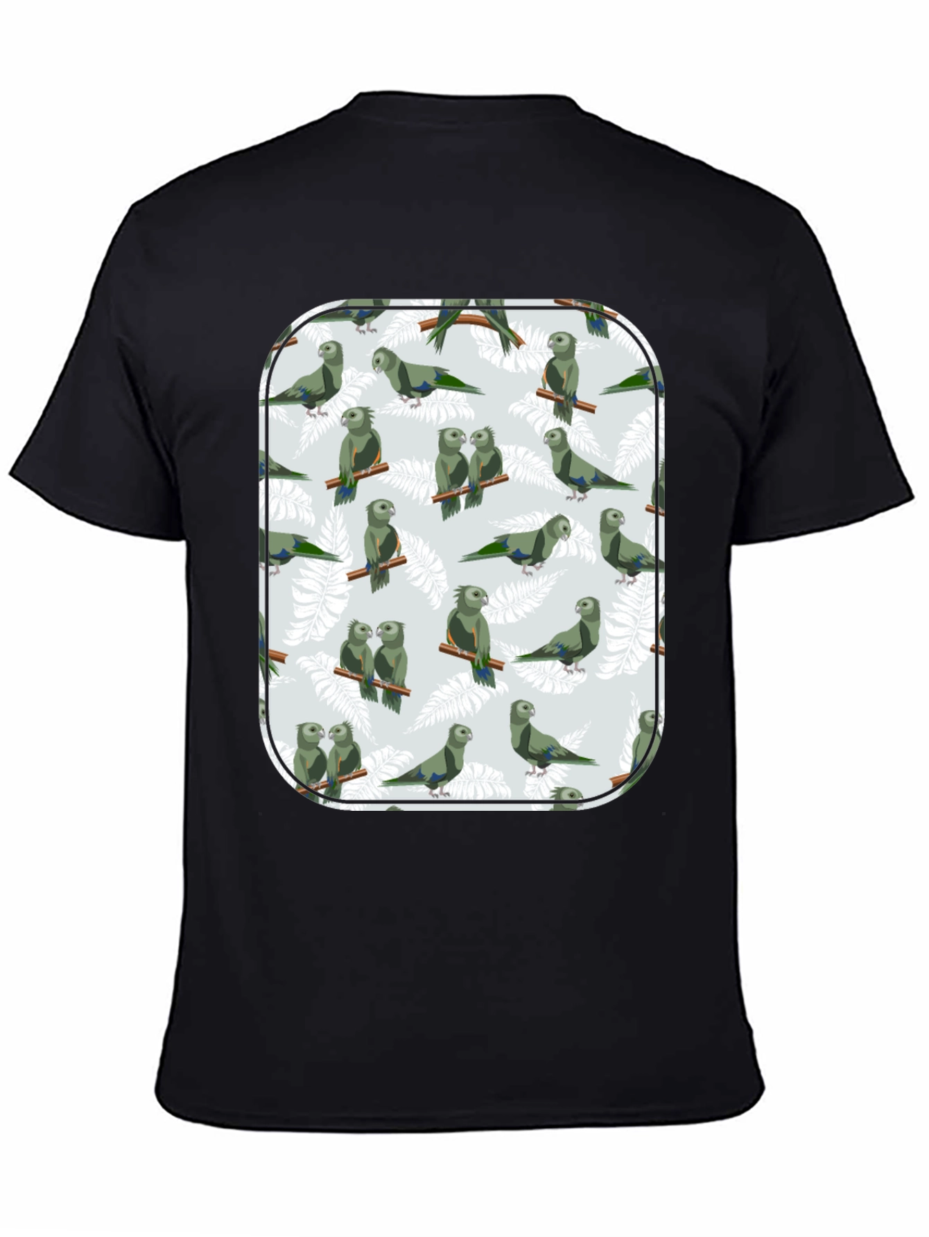 Parrot Print T-Shirt - Unique Graphic Tee