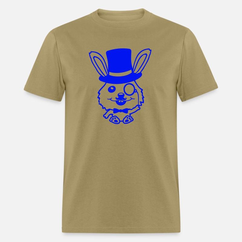 Sir Rabbit Monocle Glasses Beard Top Hat Mr. Rich