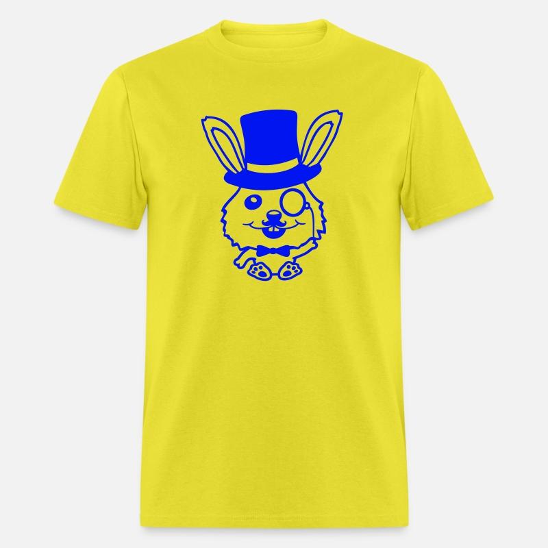 Sir Rabbit Monocle Glasses Beard Top Hat Mr. Rich