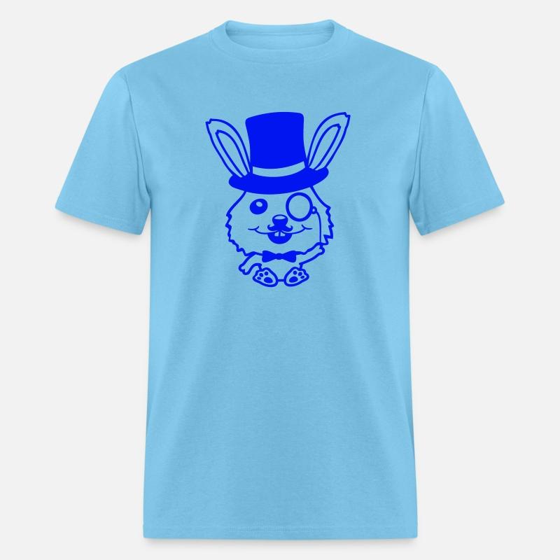 Sir Rabbit Monocle Glasses Beard Top Hat Mr. Rich
