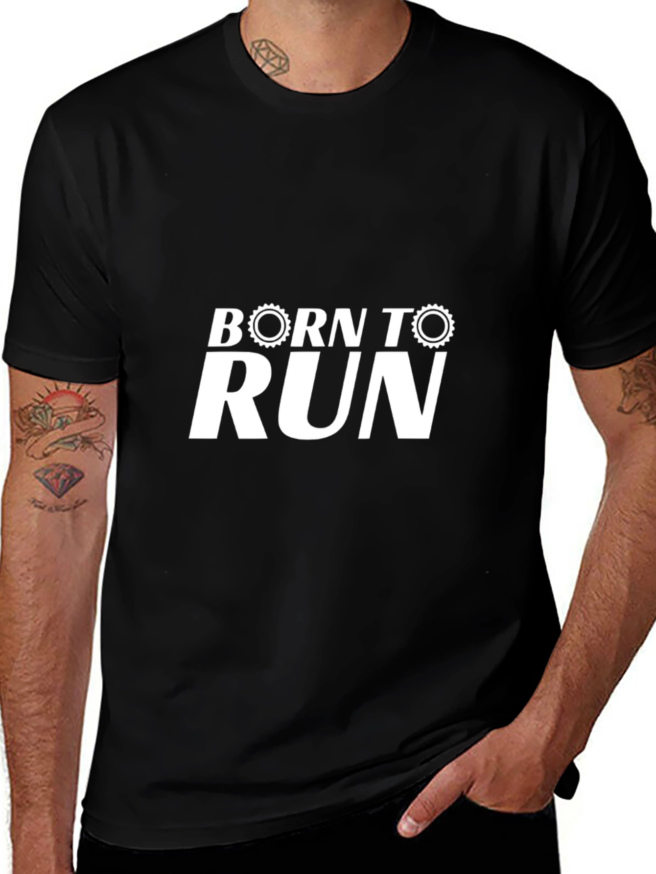Born To Run Black T-Shirt