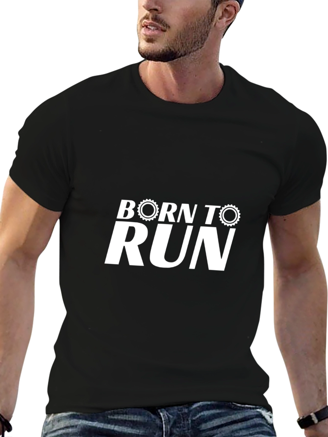 Born To Run Black T-Shirt