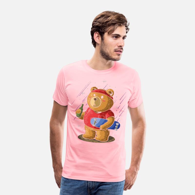 Sk8er Skateboarder Bear, Beer Party Skateboard