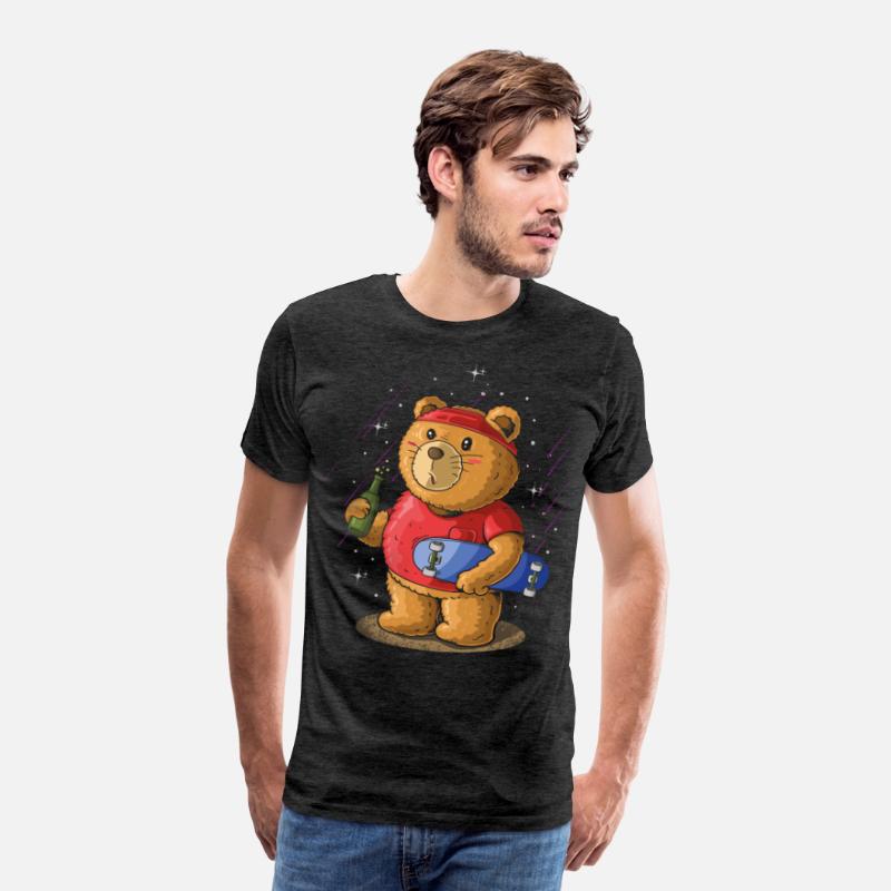 Sk8er Skateboarder Bear, Beer Party Skateboard