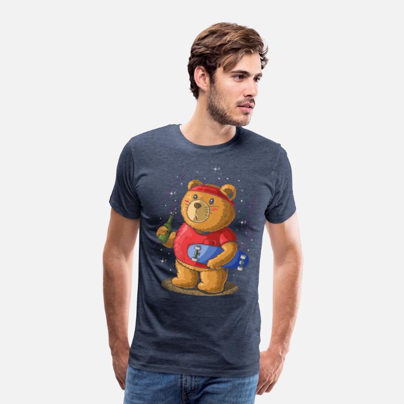 Sk8er Skateboarder Bear, Beer Party Skateboard