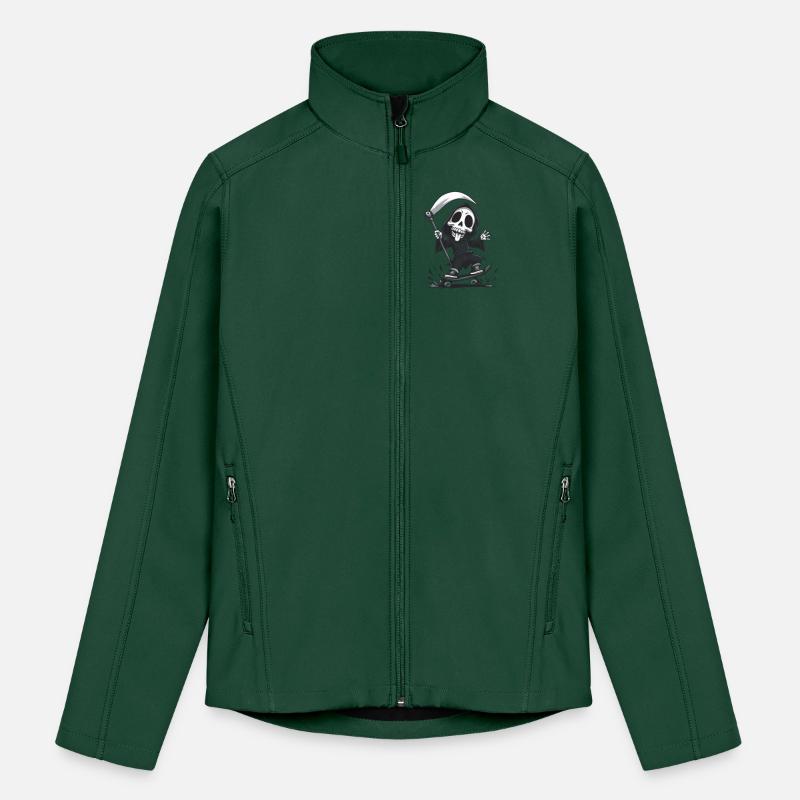 Skate or Die - Skeleton on the Skateboard