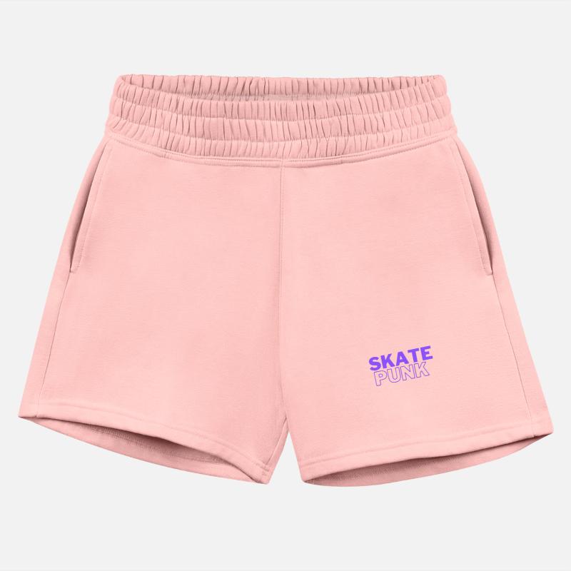 Skate punk crazy life style minimal neon font