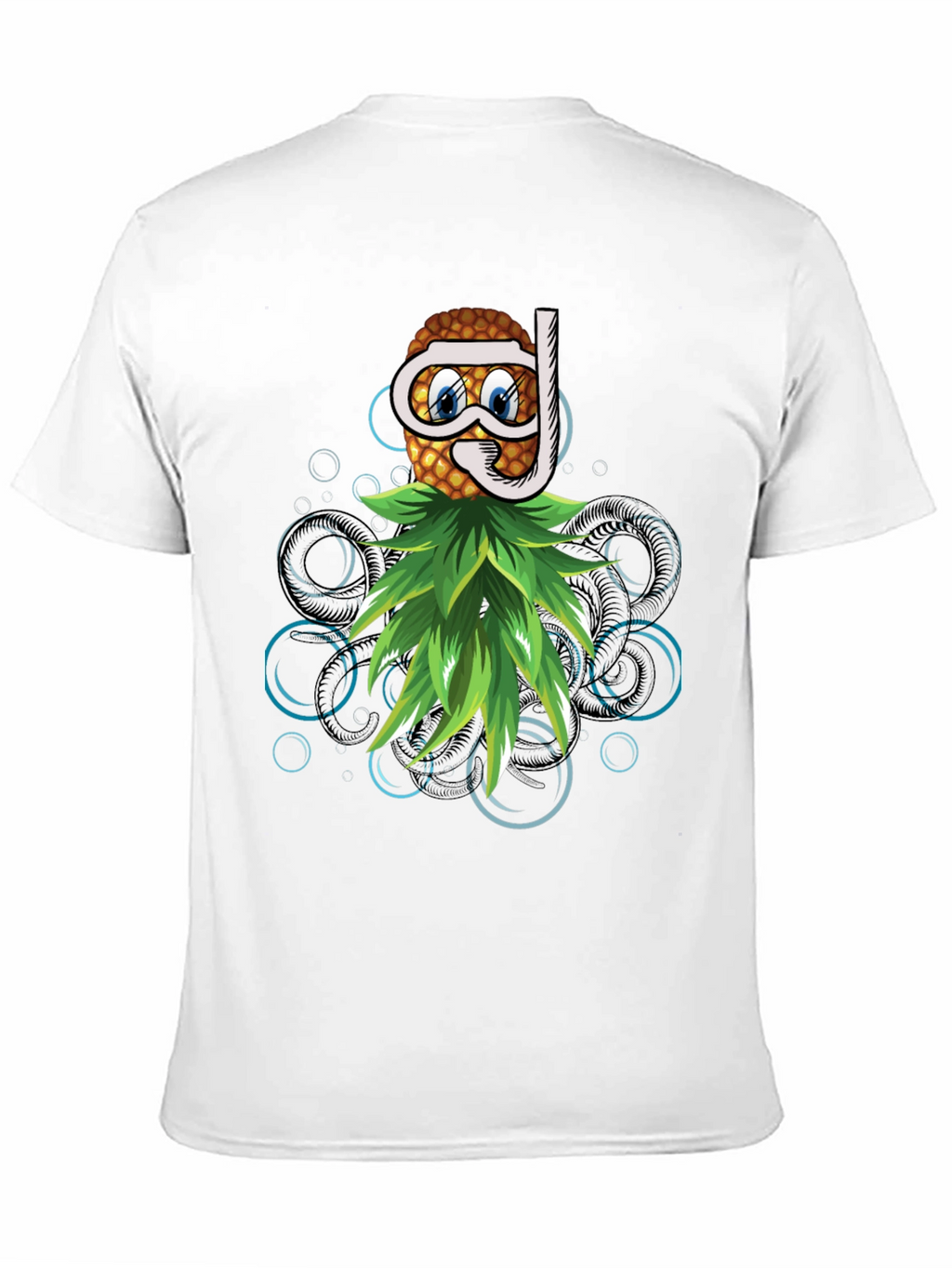 Funny Pineapple Snorkel T-Shirt