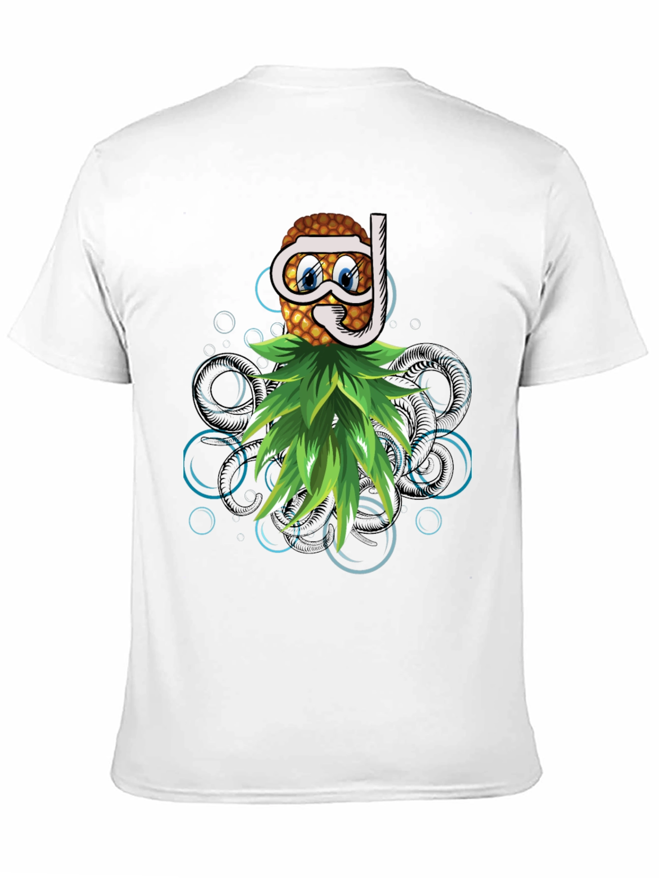 Funny Pineapple Snorkel T-Shirt