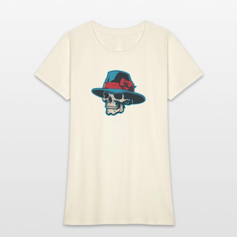 Skull Wearing Hat C