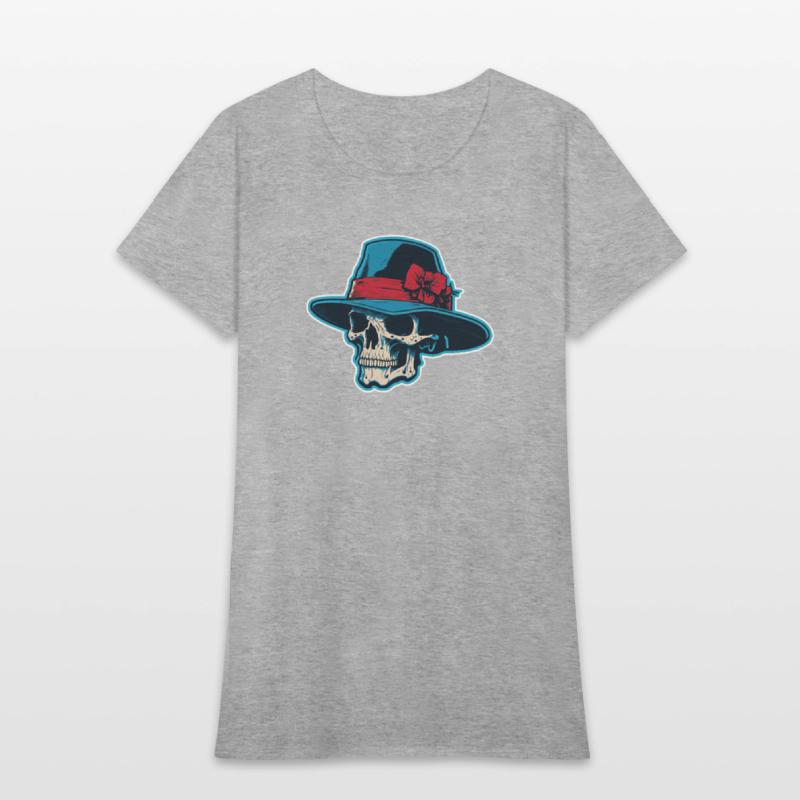 Skull Wearing Hat C