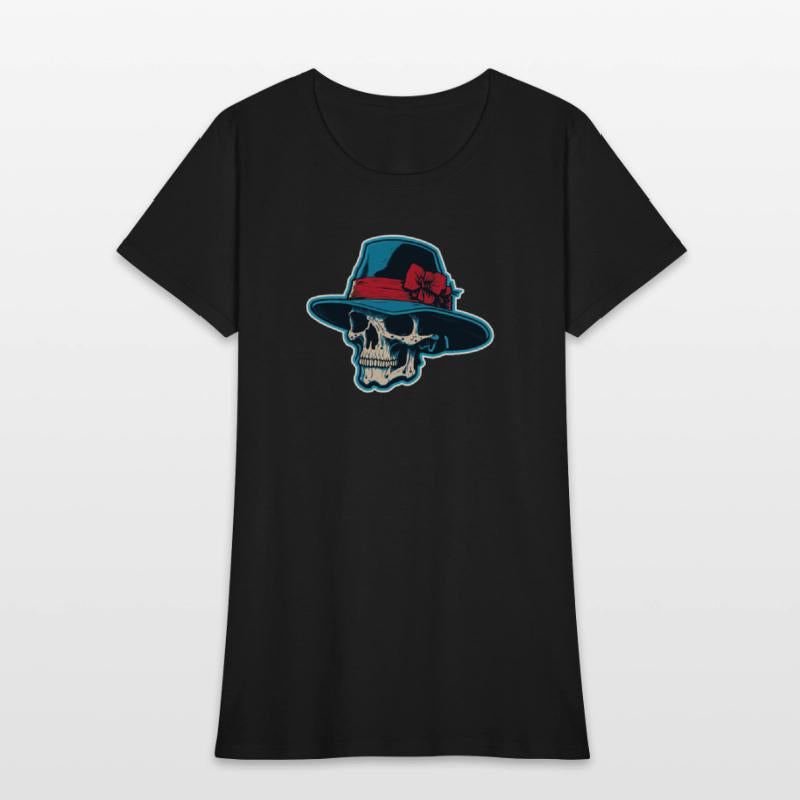 Skull Wearing Hat C
