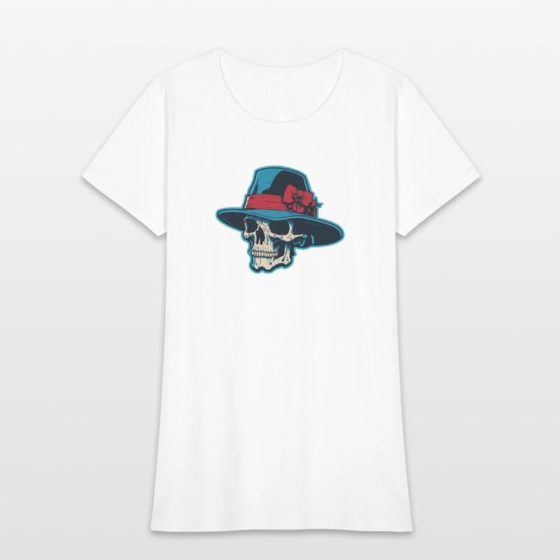 Skull Wearing Hat C