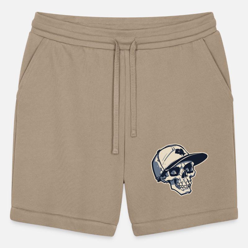 Skull with Snapback Hat (Stroke)