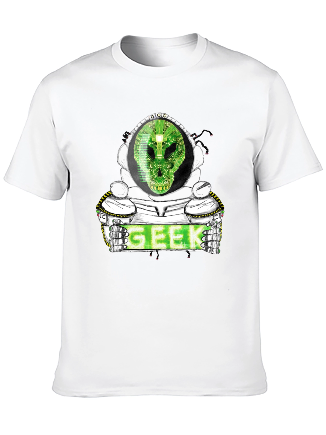 Geek Alien Graphic T-Shirt