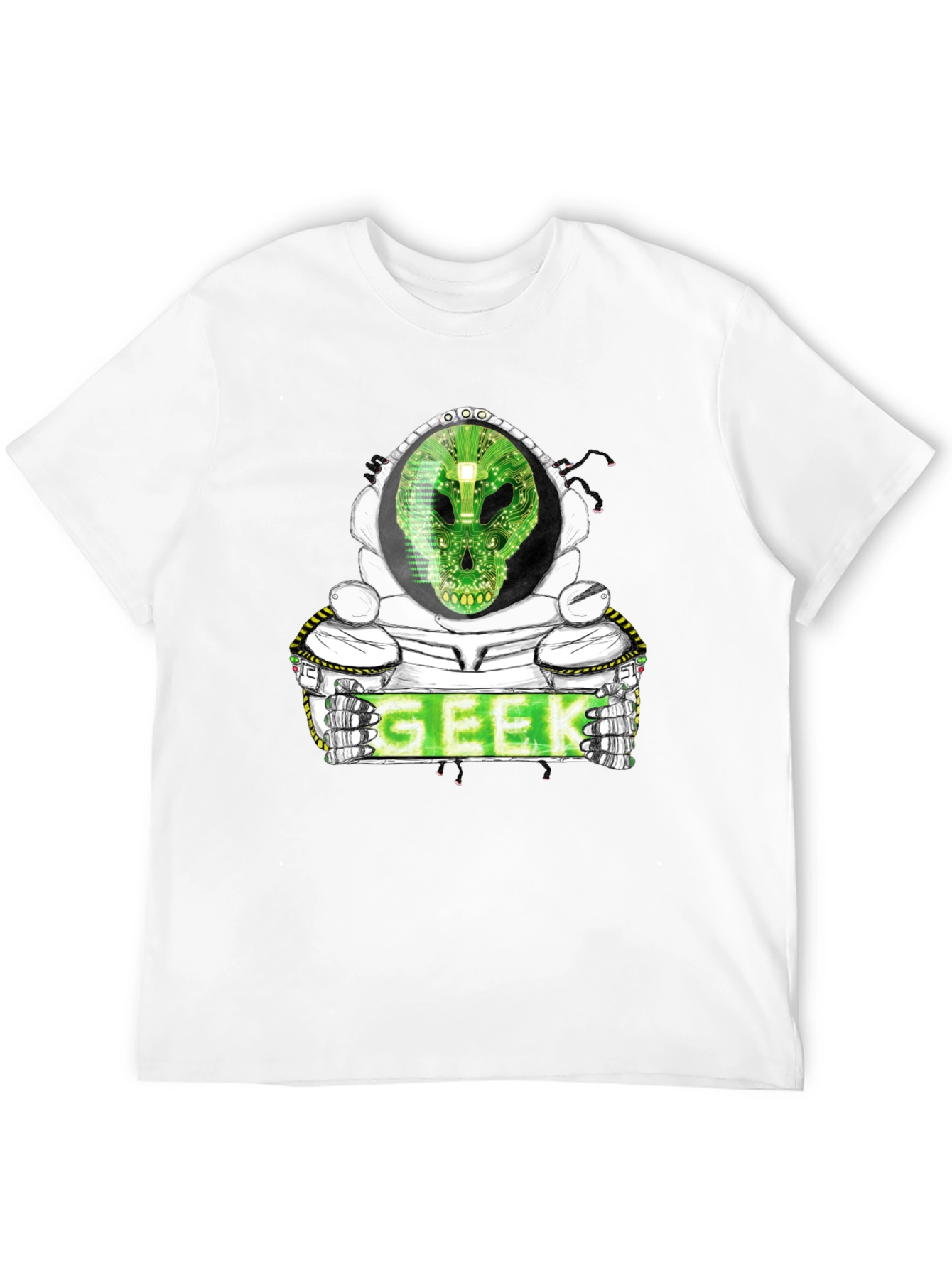 Geek Alien Graphic T-Shirt