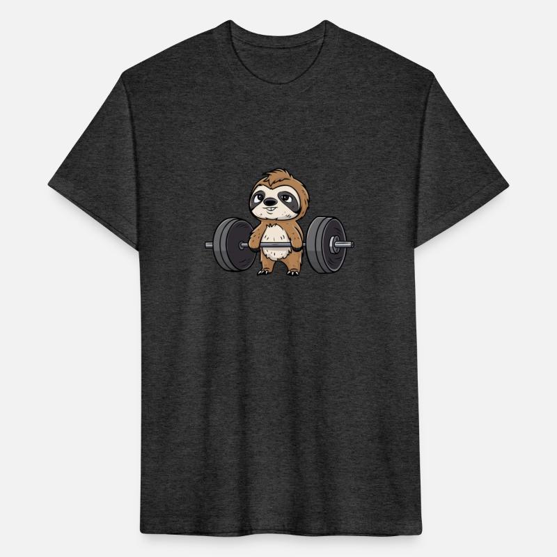 Sloth at Workout: Dumbbell, Bench Press & Deadlift