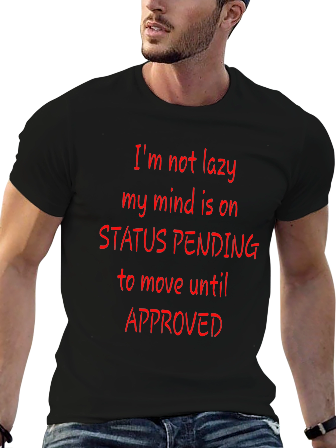 Funny Status Pending Graphic T-Shirt
