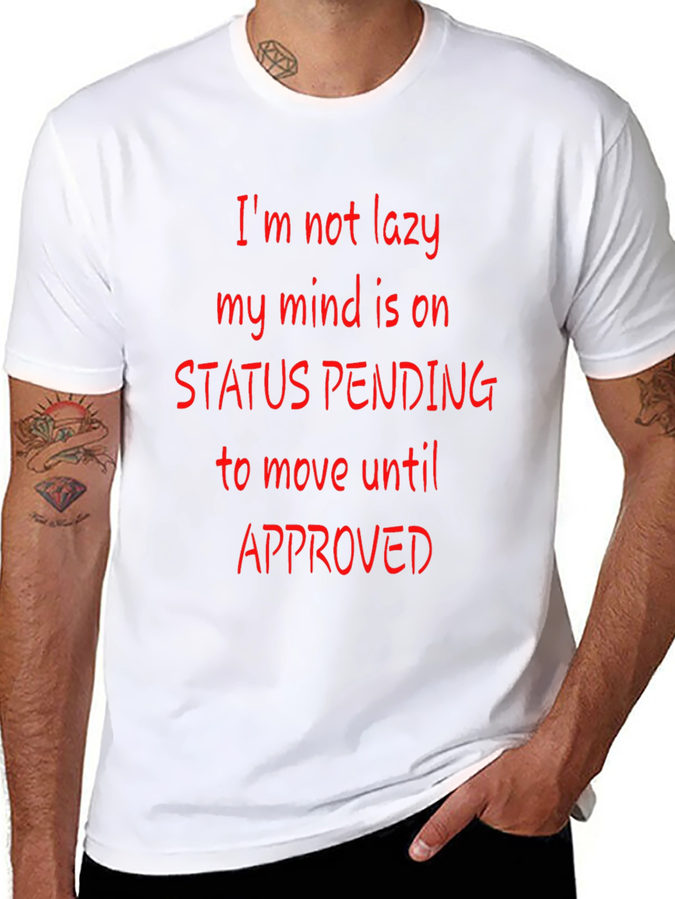 Funny Status Pending Graphic T-Shirt