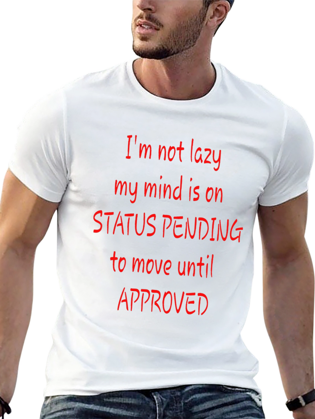 Funny Status Pending Graphic T-Shirt